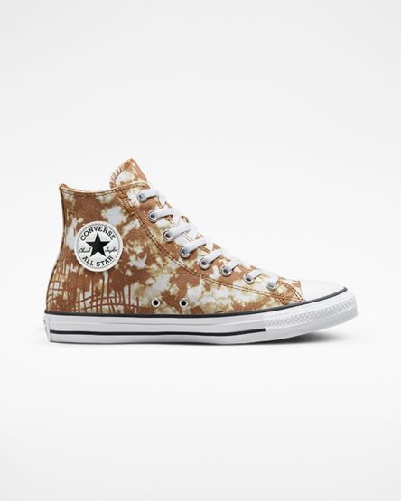 Tenisi Inalti Dama Converse Chuck Taylor All Star Dip Dye Maro Albi Negrii | RO D0ZIO768